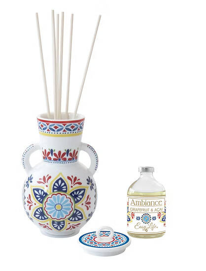 Easy Life Ambiance Porselen Koku Difüzör Seti 250 ml - Sevilla Blue - 1