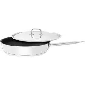GGS Solingen Bratpfannen Çelik Kızartma Tavası Kapaklı 32 cm - 5,2L - 1