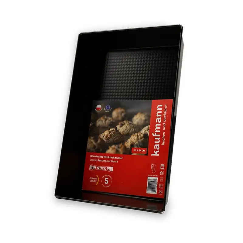 Kaufmann Classic Dikdörtgen Fırın Tepsisi ve Kek Kalıbı 36x24x6 - 1