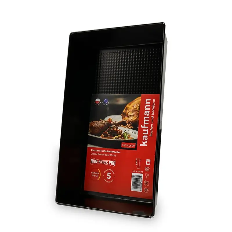 Kaufmann Classic Dikdörtgen Fırın Tepsisi ve Kek Kalıbı 39x23,5x7 - 1