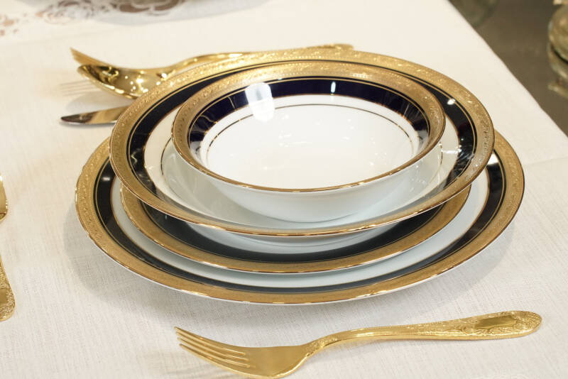 Noritake Crestwood Cobalt Gold 54 Parça Yemek Takımı - 3