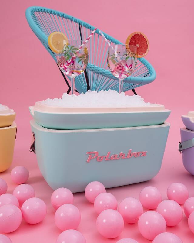 Polarbox Portatif Soğutucu Termos Çanta Celesten Rosa Pop 12L - 4